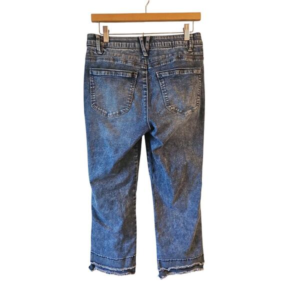 Democracy Ab"solution Mid-Rise Double Layer Kick Flare Jean sz 8 $90  WJ86 - Picture 7 of 10